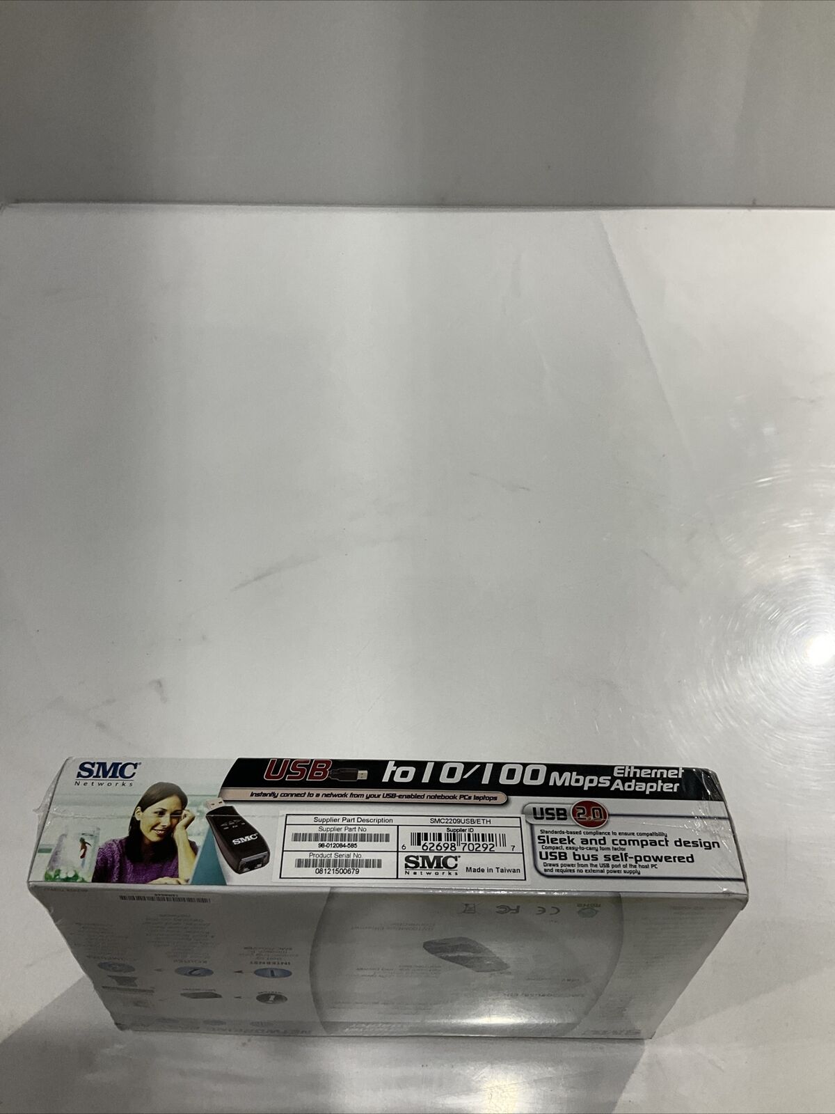 SMC  SMC2209USB/ETH/98-012084-585  ADAPTER ,  COMPACT  USB2.TO   U3S