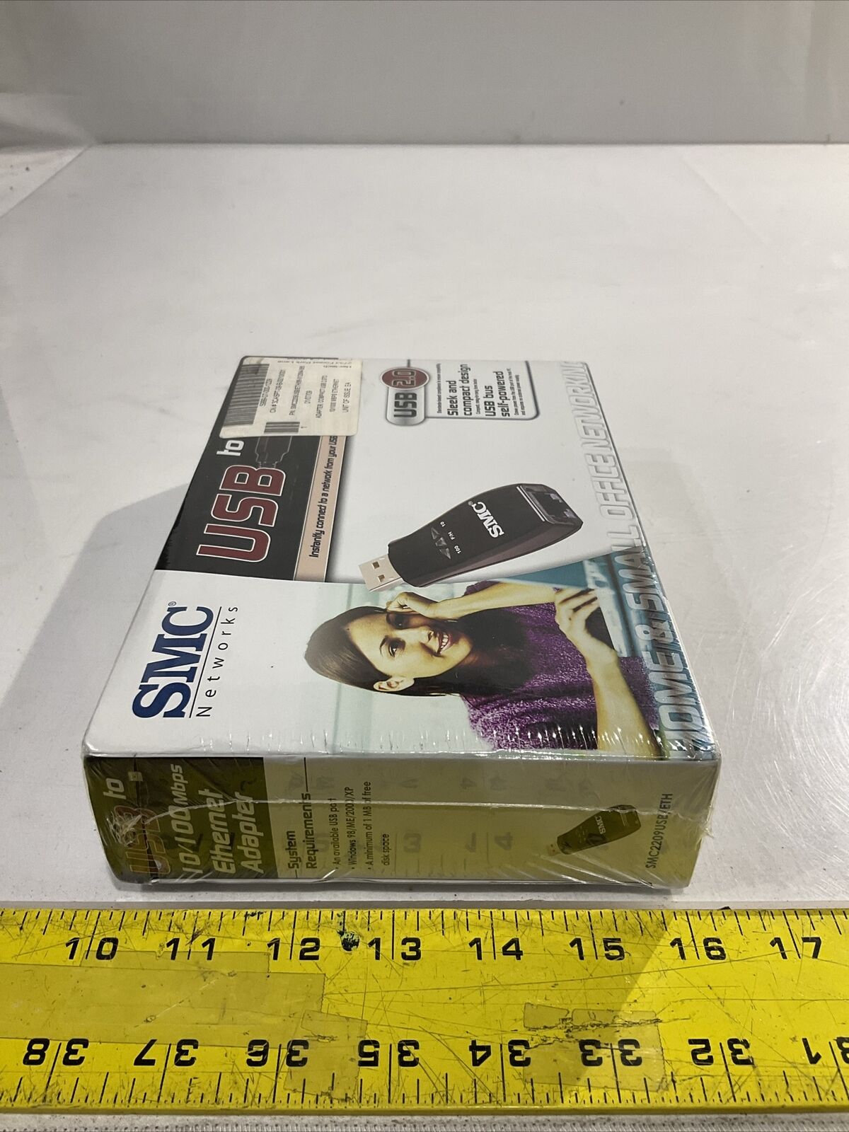 SMC  SMC2209USB/ETH/98-012084-585  ADAPTER ,  COMPACT  USB2.TO   U3S