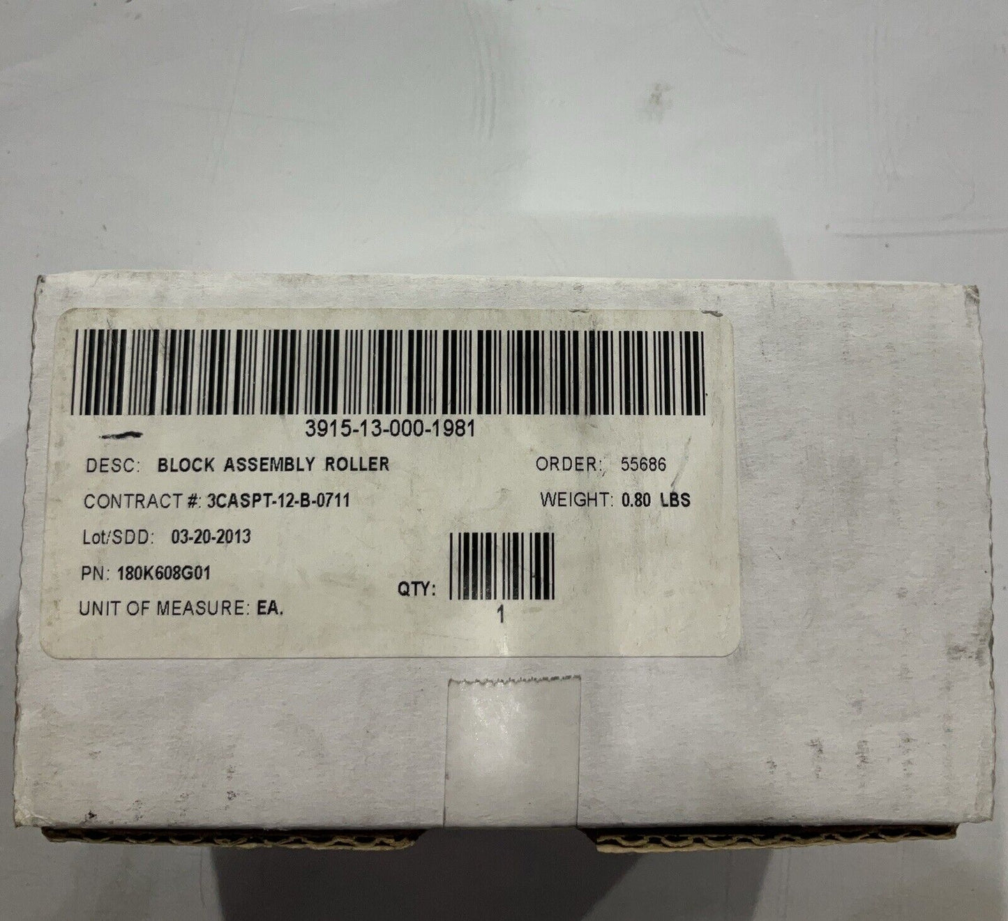 HARKEN  180K608G01  BLOCK ASSEMBLY ROLLER U3S