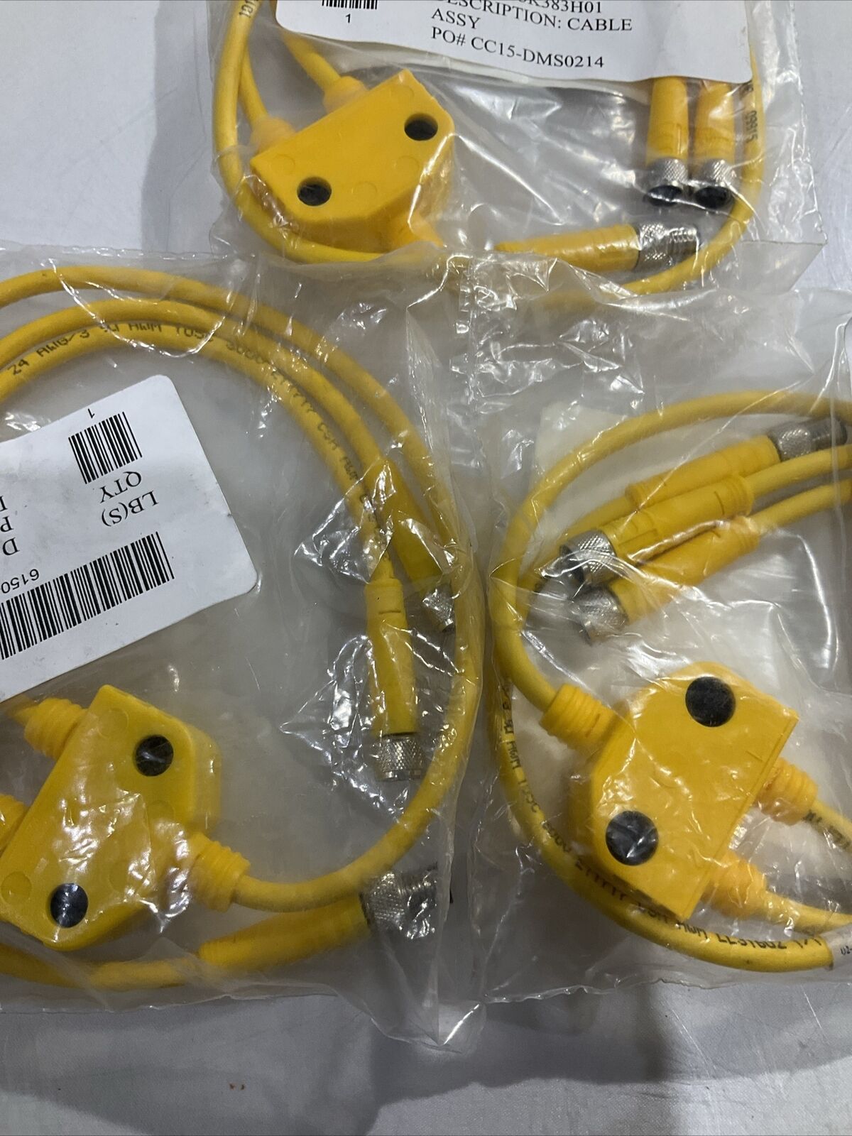 TURCK US-14802-97942-163K383H01 CABLE ASSEMBLY LOT OF 3 U3S