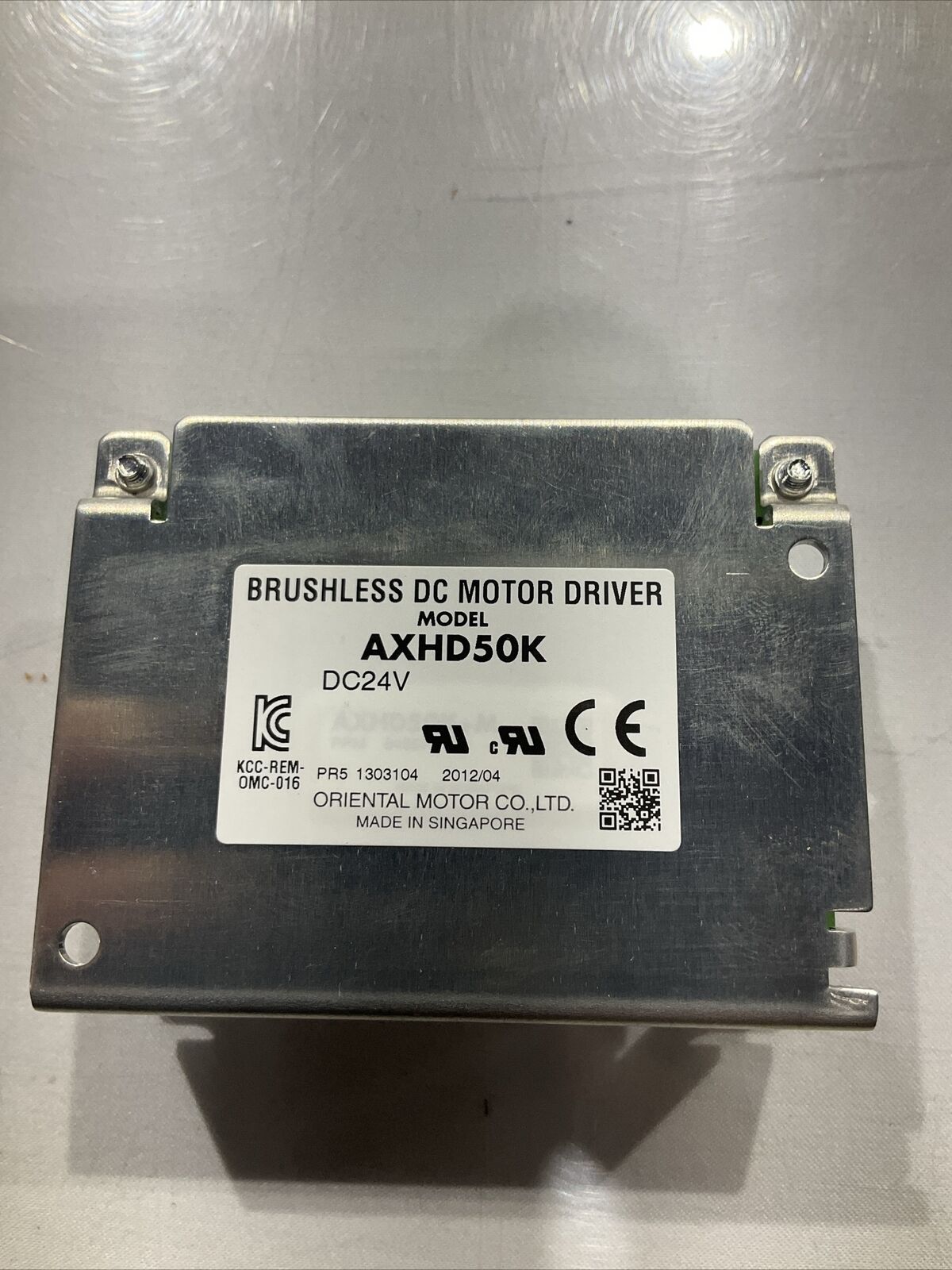 ORIENTAL MOTOR CO AXHD50K CONTROLLER SPEED BRUSHLESS DC MOTOR DRIVER U3S