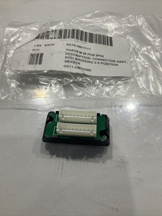 MARA INDUSTRIAL SUPPLY  M-M PCB 9 PIN  CONNECTOR ASSY D101 BRIDGING  U3S