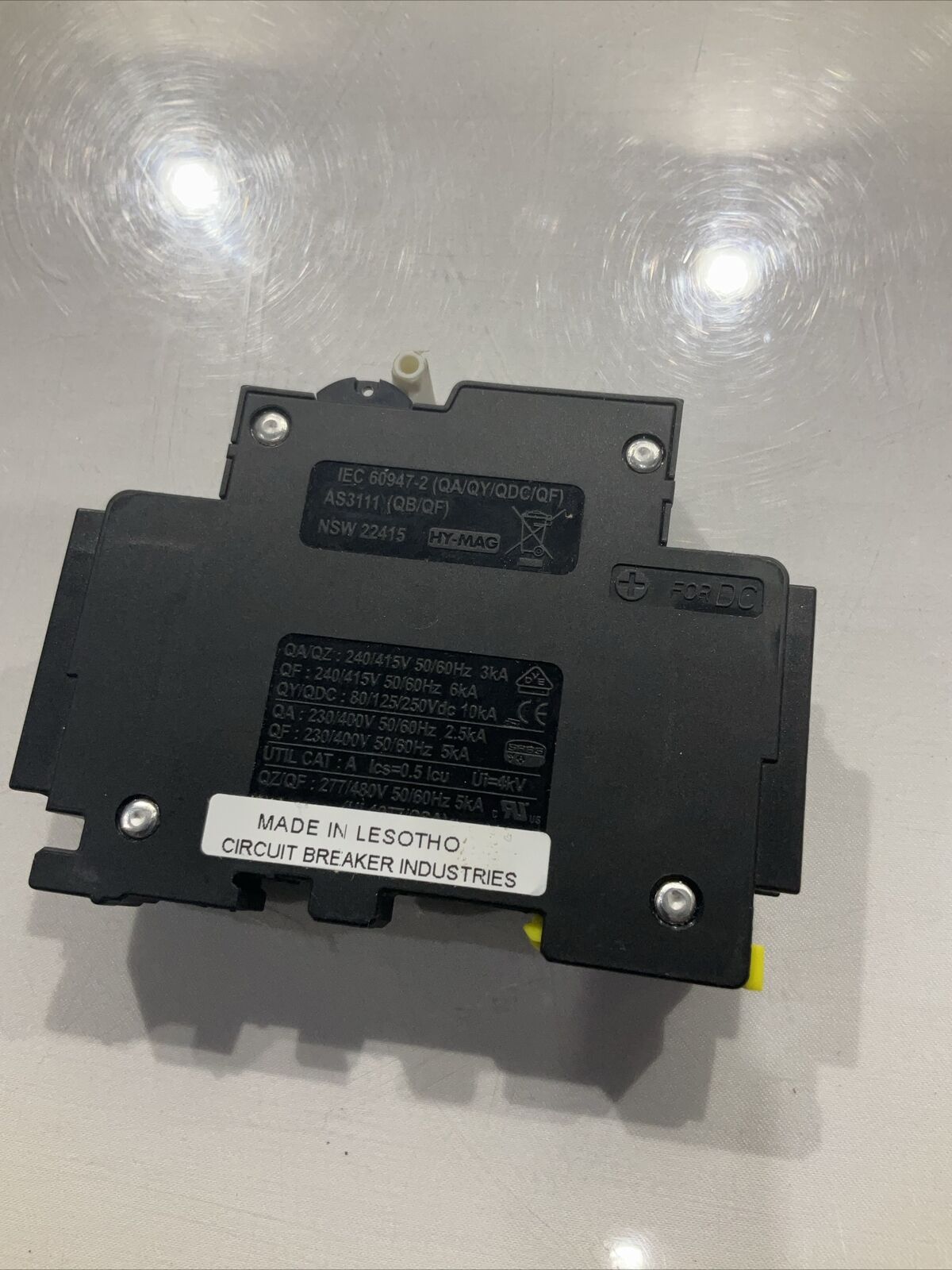 CBI QY-1(13) 8A AD9508 99262661908 CIRCUIT BREAKER   80V U3S