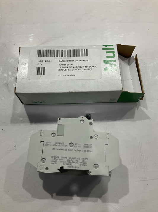 SCHNEIDER 60141BA MULTI 9C60  60141 CIRCUIT BREAKER  240V U3S