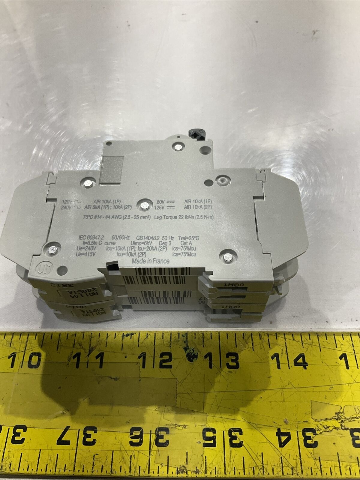 SCHNEIDER 60141BA MULTI 9C60  60141 CIRCUIT BREAKER  240V U3S