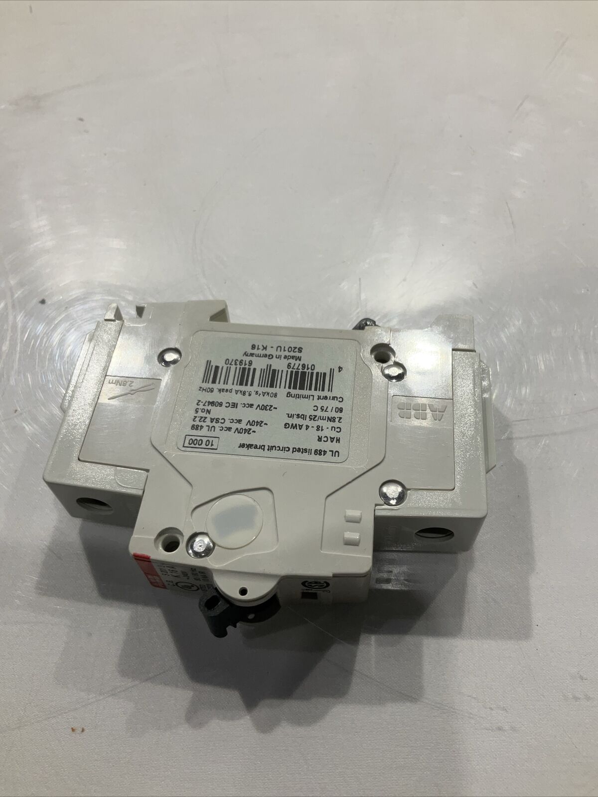 ABB 162k697H01  CIRCUIT BREAKER 240V  U3S