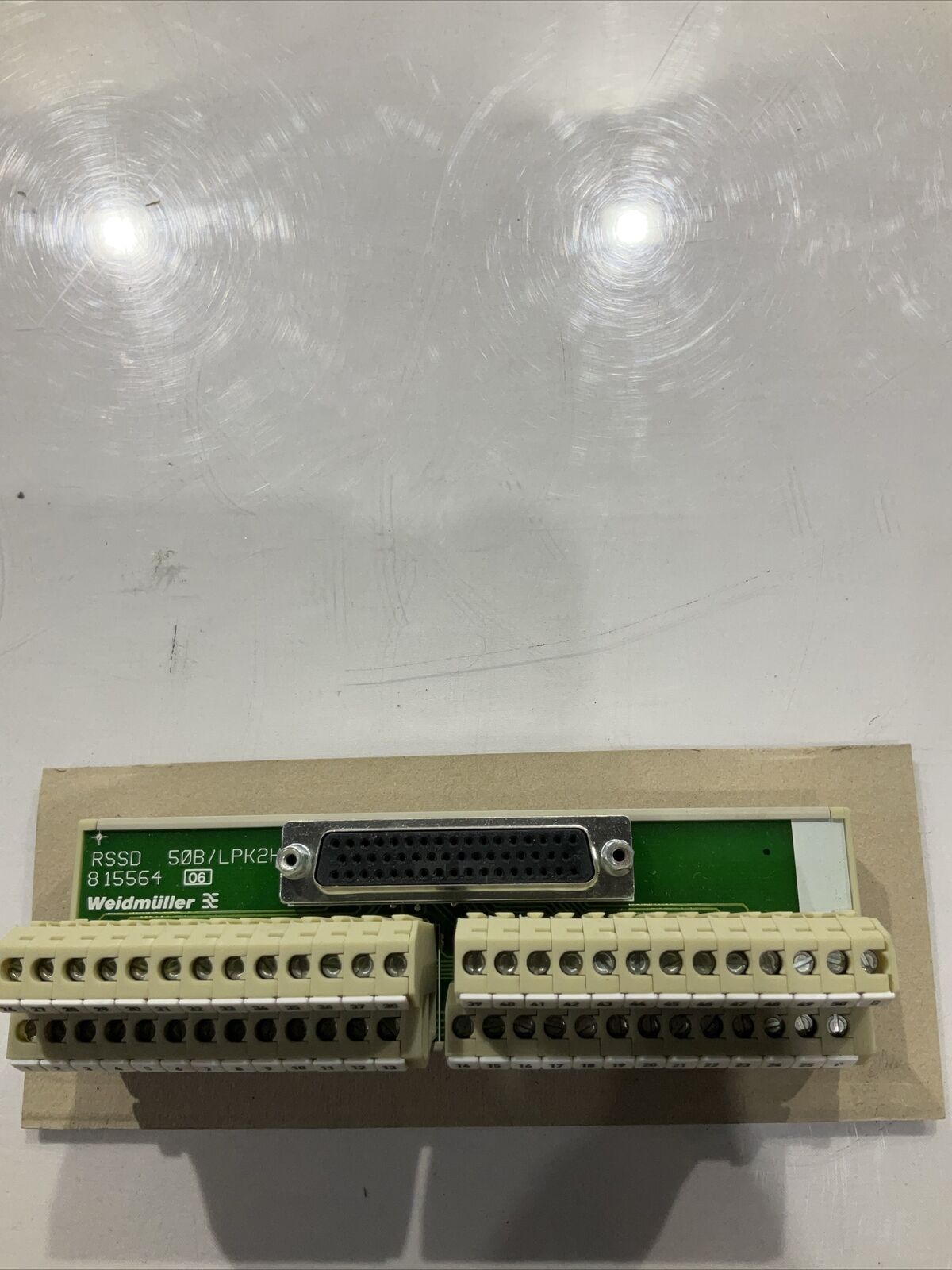 WEIDMULLER 8155640000 CONNECTOR,50 PIN DISTRIBUTION  U3S