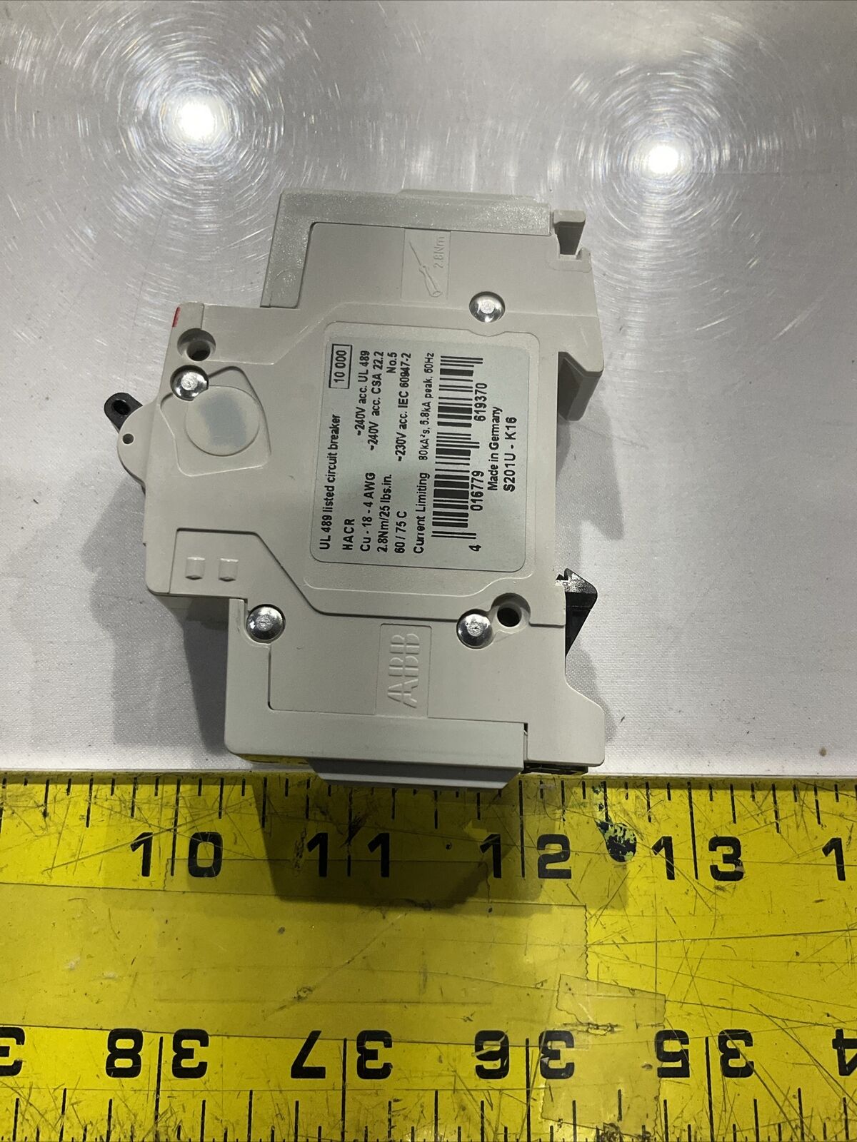 ABB 162k697H01  CIRCUIT BREAKER 240V  U3S