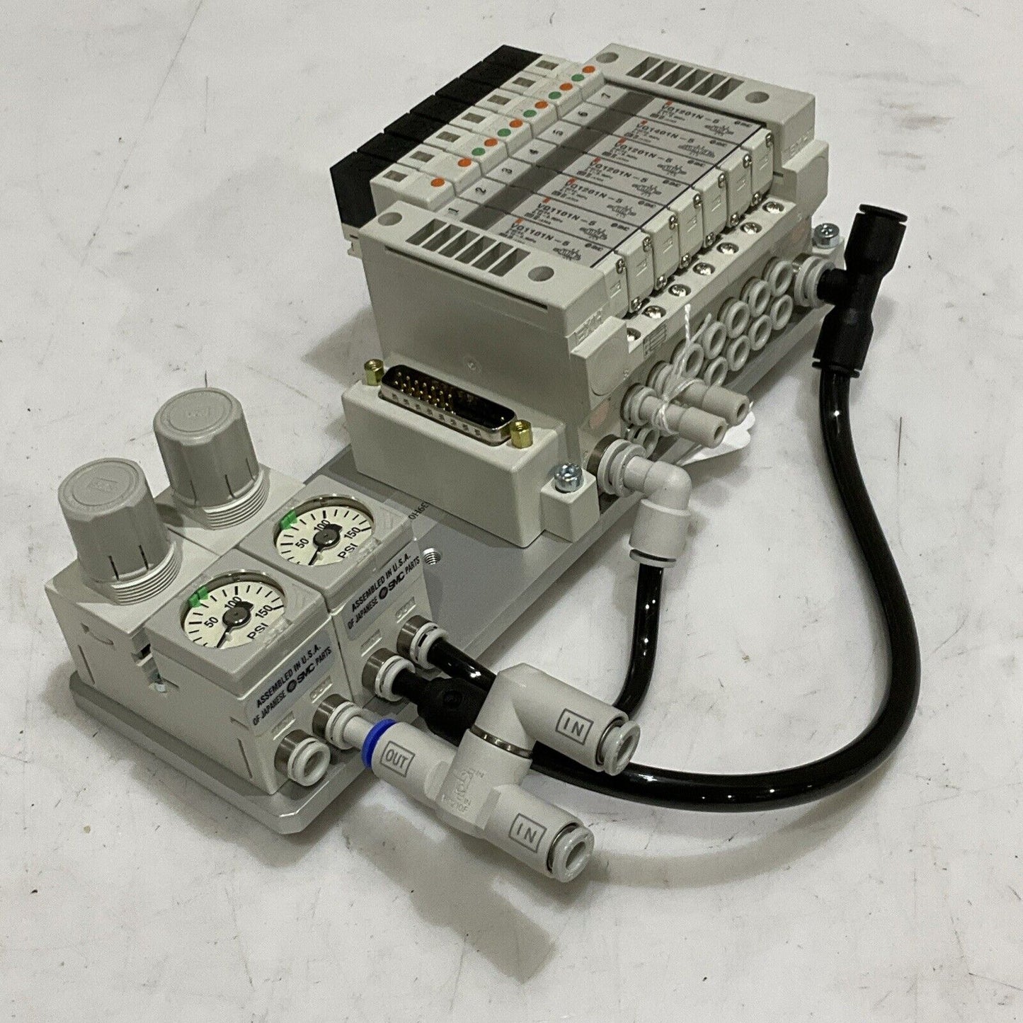 SMC VQ1201N-5 ARM10F2-08G-Z ARM10F0-005-Z PNEUMATIC MANIFOLD U3S