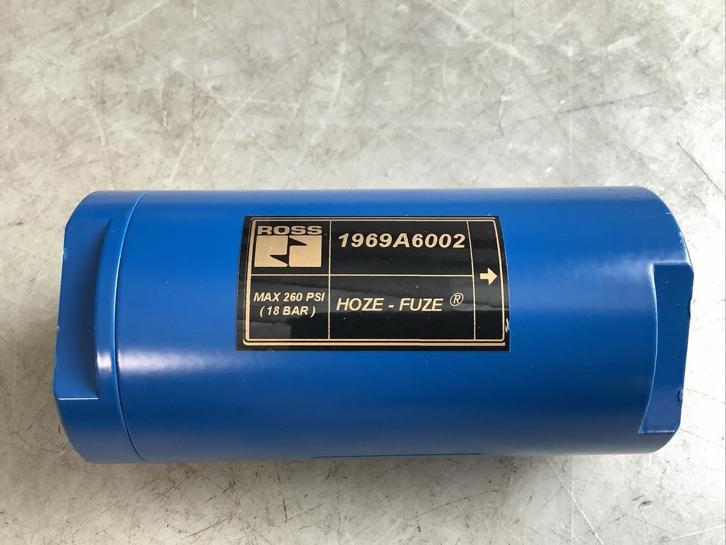 ROSS 1969A6002 HOZE-FUZE SAFETY SHUTOFF VALVE FEMALE 1IN NPT U3S