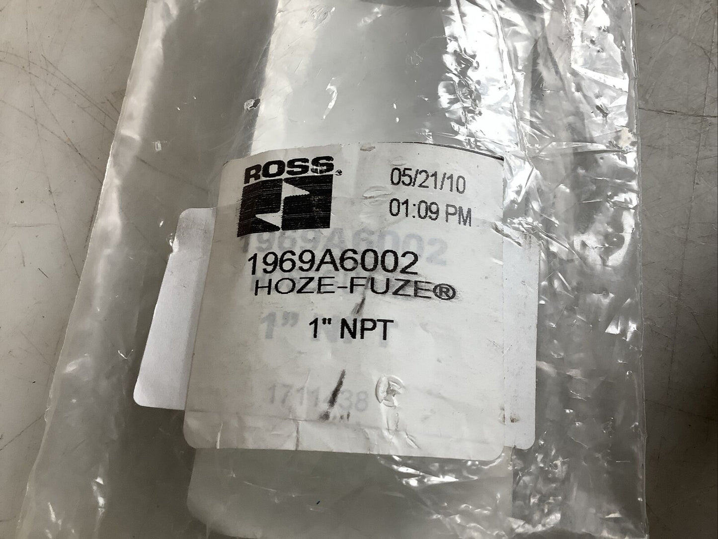 ROSS 1969A6002 HOZE-FUZE SAFETY SHUTOFF VALVE FEMALE 1IN NPT U3S