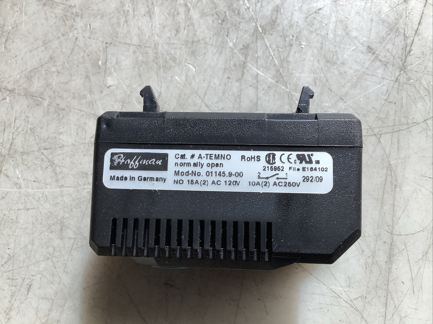 HOFFMAN ATEMNO 71170 TEMPERATURE CONTROL SWITCH U3S