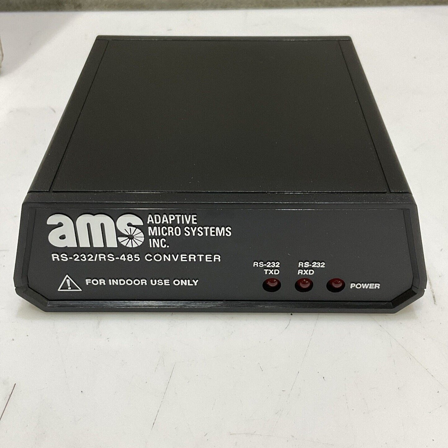 AMS RS-232/RS-485 10881111 CONVERTER BOX  SERIES A 9 V 50/60HZ .150A U3S