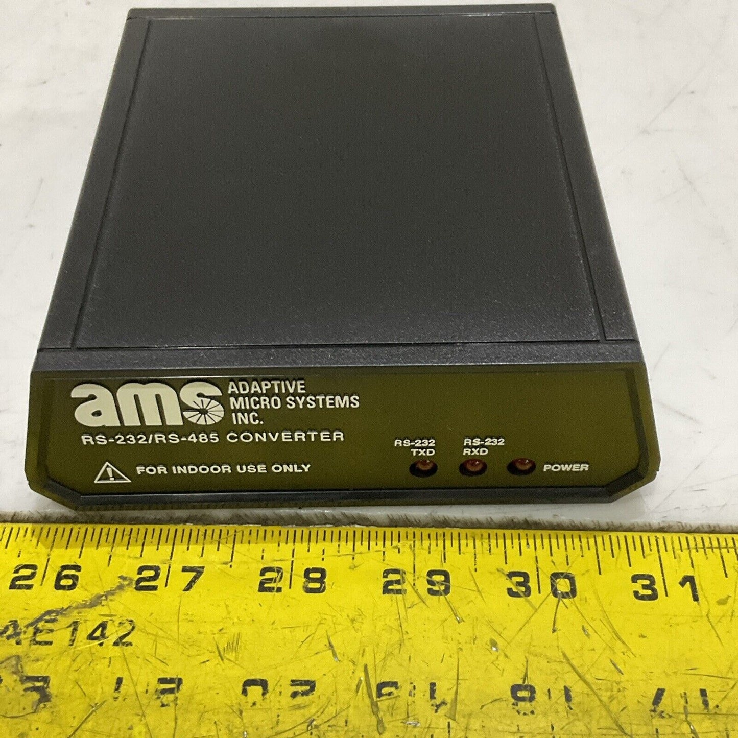 AMS RS-232/RS-485 10881111 CONVERTER BOX  SERIES A 9 V 50/60HZ .150A U3S