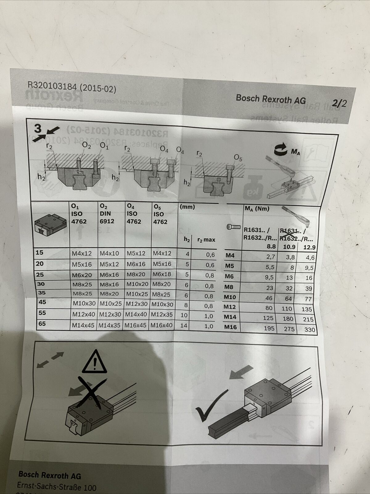 REXROTH R021M10691 LINEAR RUNNER BLOCK LOT OF 5 U3S