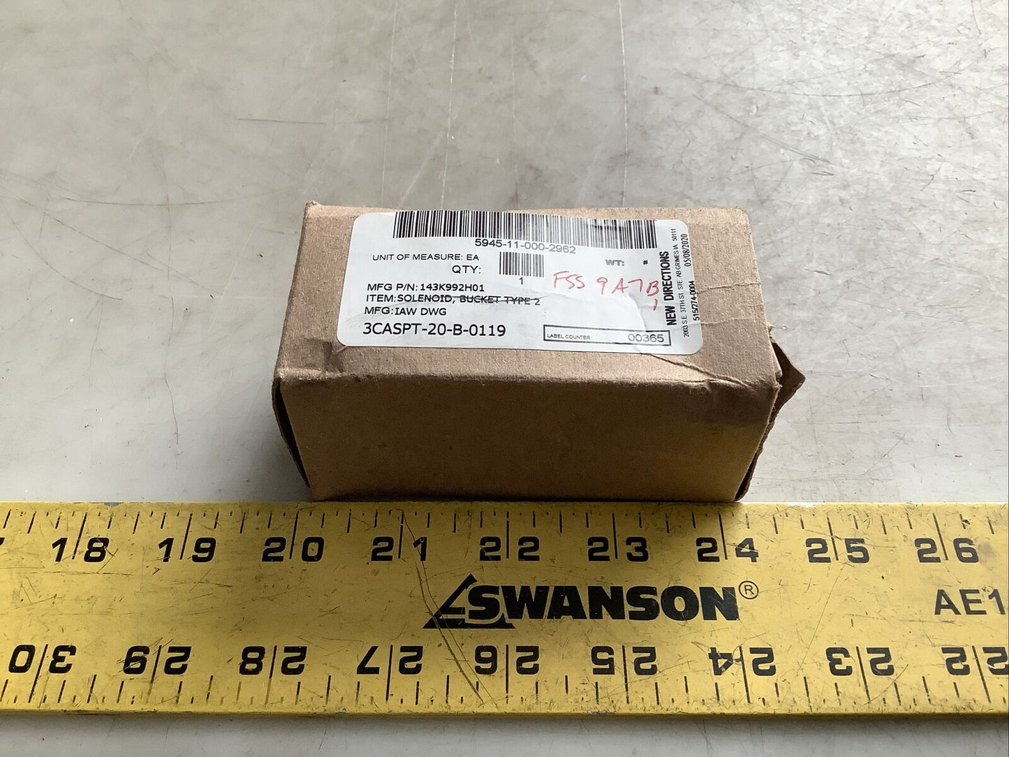 MECALECTRO SOLYSTIC 333 216/02 C001000329 SOLENOID INTERLOCK SWITCH U3S