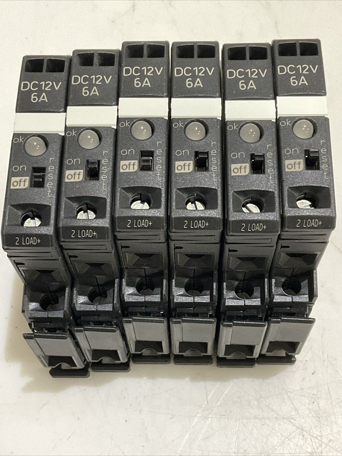 PHOENIX CONTACT EC 1 12DC/6A S-C ELECTRIC CIRCUIT PROTECTOR LOT OF 6 G7T