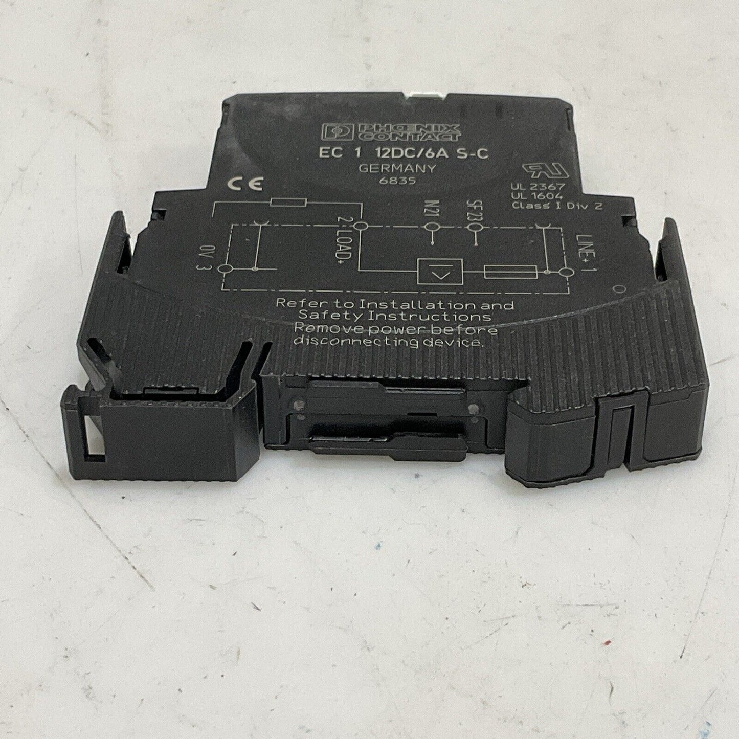 PHOENIX CONTACT EC 1 12DC/6A S-C ELECTRIC CIRCUIT PROTECTOR G7T