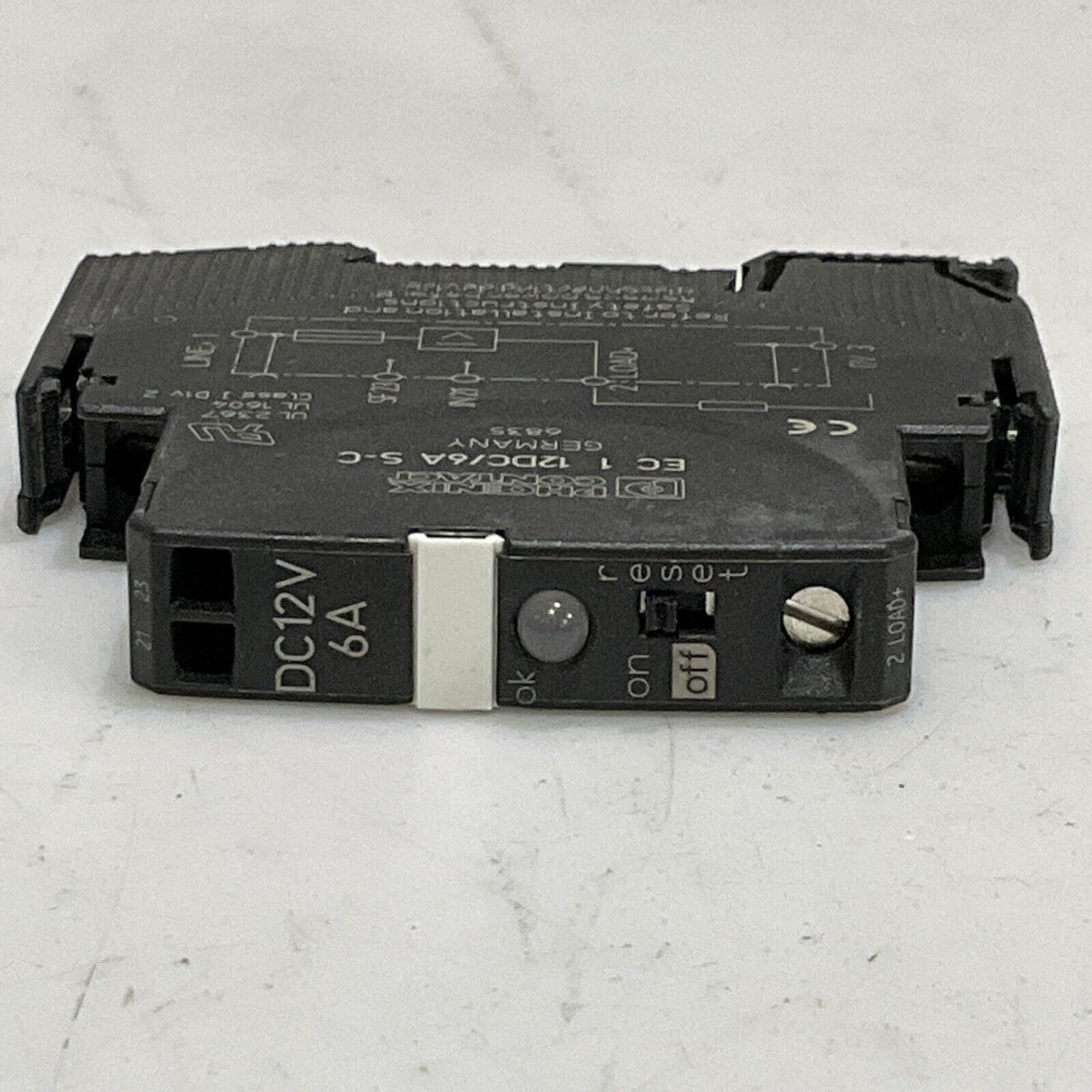 PHOENIX CONTACT EC 1 12DC/6A S-C ELECTRIC CIRCUIT PROTECTOR G7T