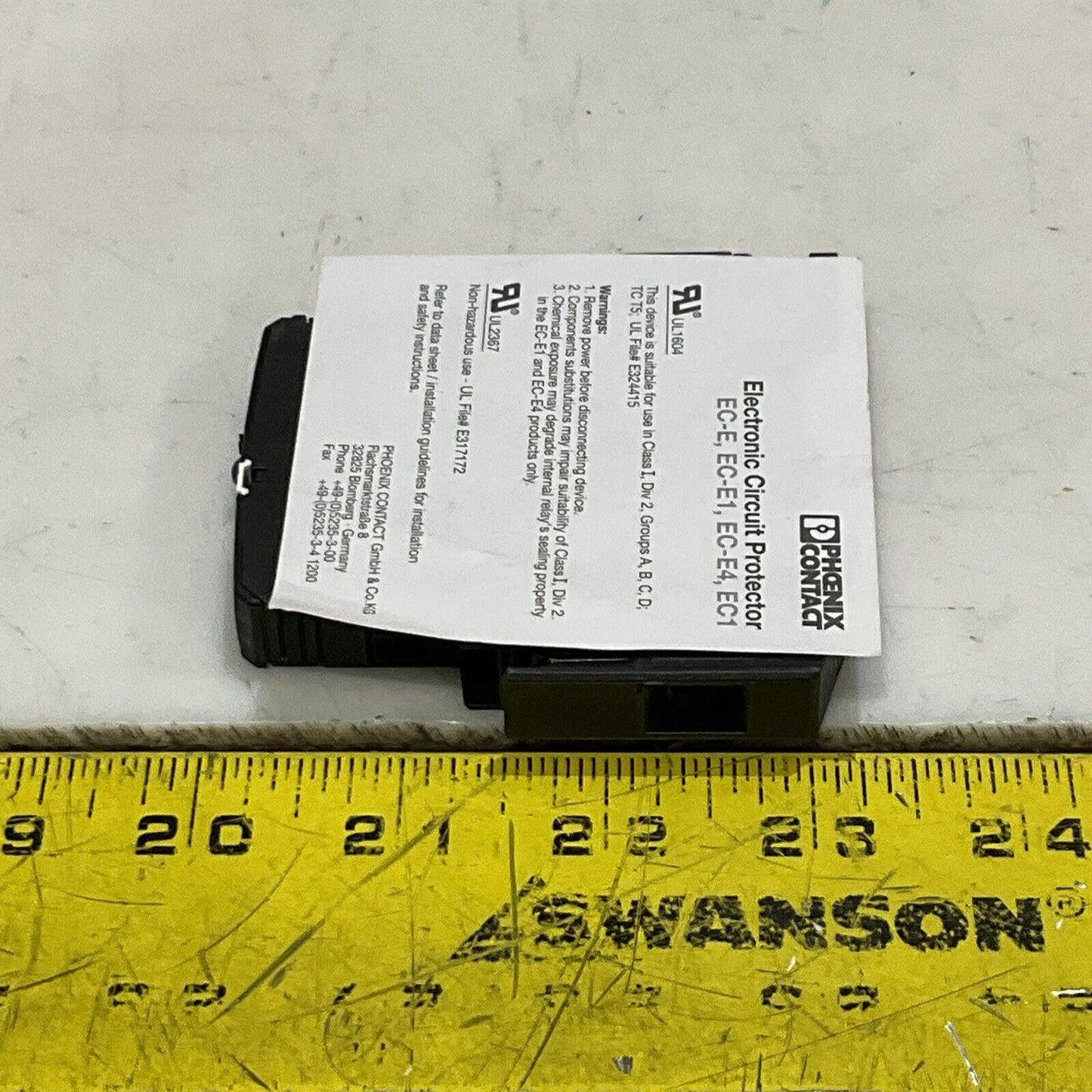 PHOENIX CONTACT EC 1 12DC/6A S-C ELECTRIC CIRCUIT PROTECTOR G7T