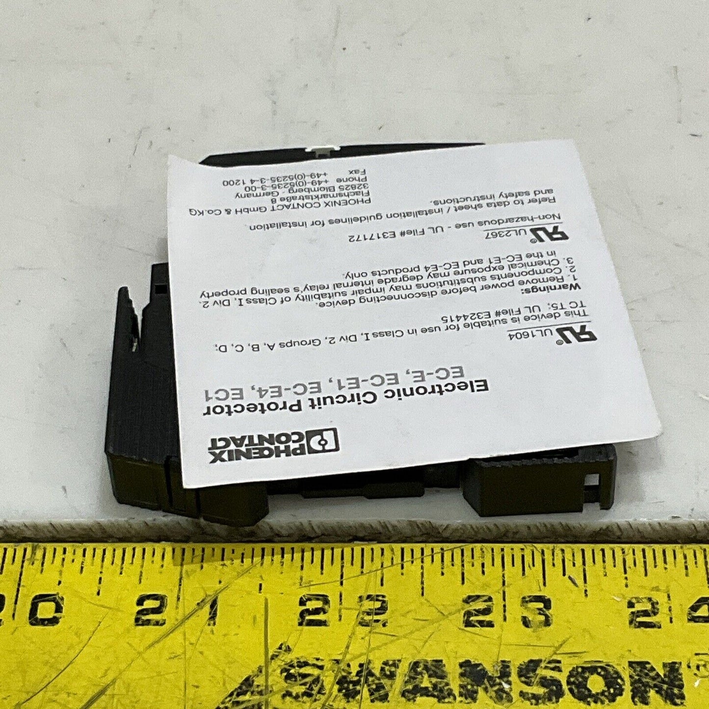 PHOENIX CONTACT EC 1 12DC/6A S-C ELECTRIC CIRCUIT PROTECTOR G7T