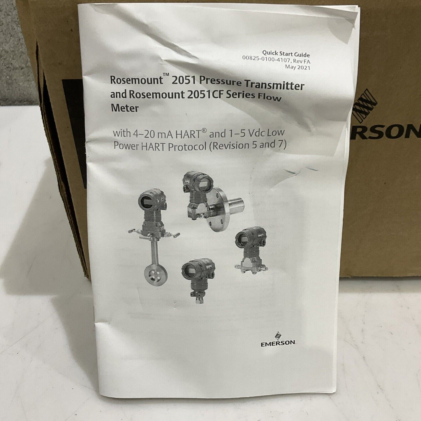 EMERSON ROSEMOUNT 2051CD3A1AH2B1E5M5D4DF PRESSURE TRANSMITTER 2051CF METER G7T