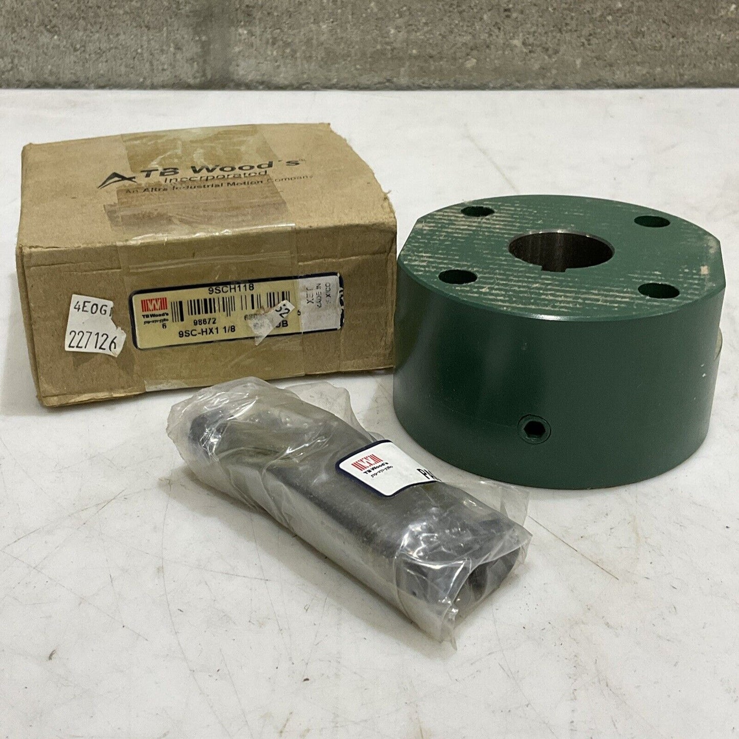 TB WOOD’S 9SCH118 9SC-X1 1/8 SF COUPLING SPACER HUB LOT OF 3 G7T