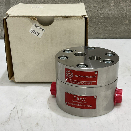 AW GEAR METERS JVM-30KG-50-NPT  FLOW METER G7T