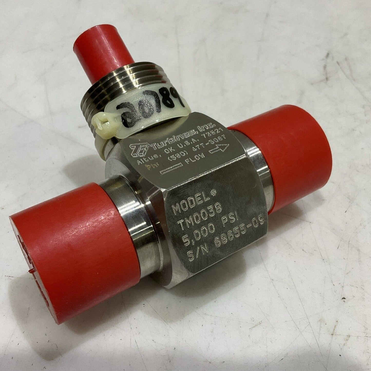 TURBINES INC TM0038 TURBINE METER  3/8" X 1" 5000PSI .35-3 GPM G7T