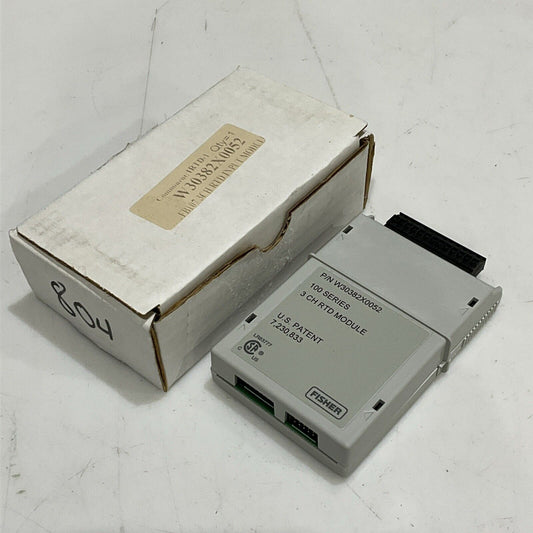 FISHER W30382X0052 3 CH RTD IMPUT MODULE FB107 100 SERIES G7T