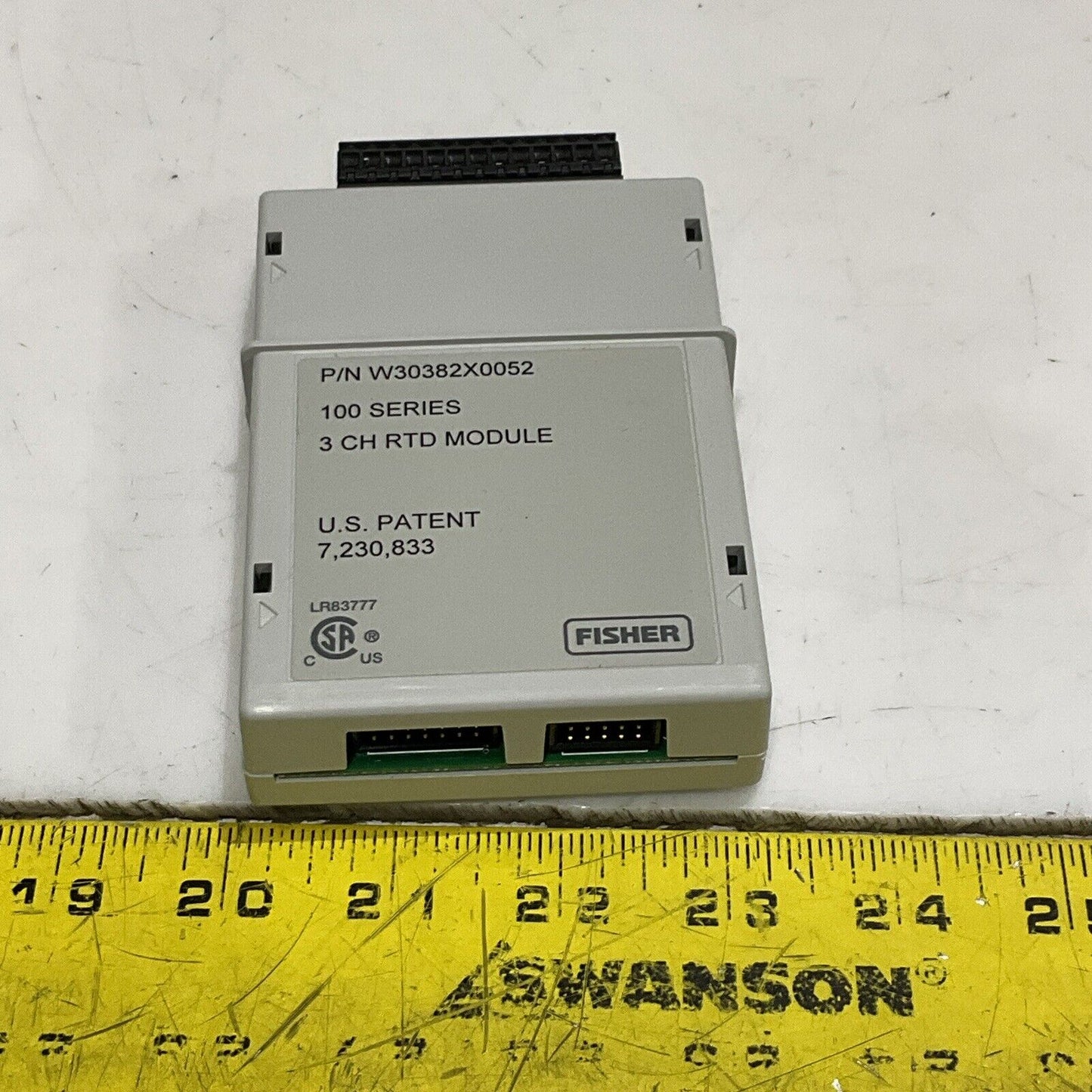 FISHER W30382X0052 3 CH RTD IMPUT MODULE FB107 100 SERIES G7T