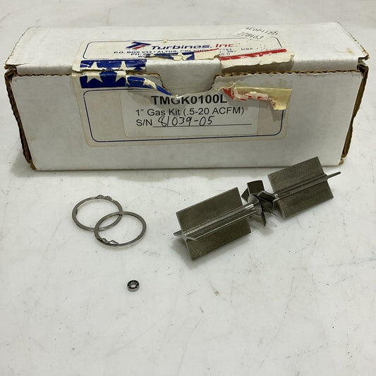 TI TURBINE INC TMGK0100L GAS KIT 1” .5-20 ACFM G7T