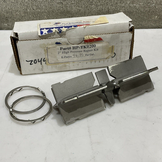 TURBINES INC HP-TK0200 HIGH PRESSURE REPAIR KIT 2” K-FACTOR 46.35 PER GAL G7T