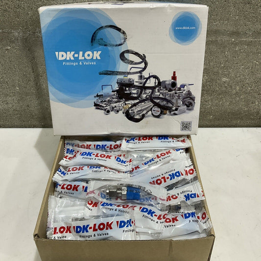 DK-LOK DMC4-4N-SA MALE STEEL CONNECTOR 1/4” TUBE X 1/4 NPT S316 LOT OF 70 G7T