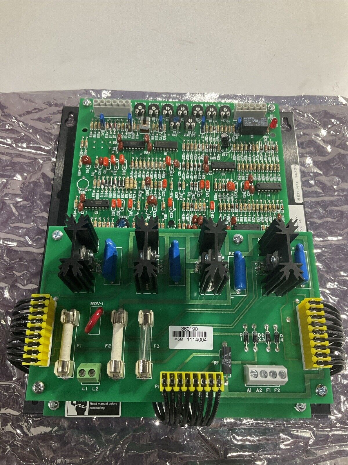 SECO AC/DC DRIVES SERIES Q7006 1HP MAX 230VAC U3S