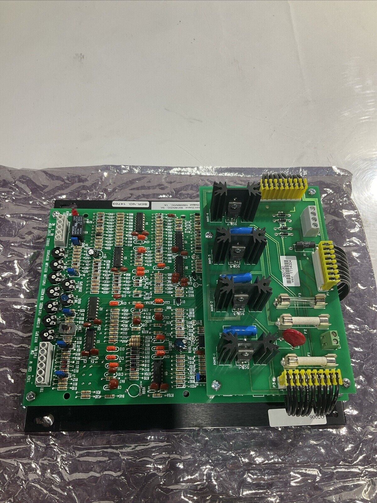 SECO AC/DC DRIVES SERIES Q7006 1HP MAX 230VAC U3S