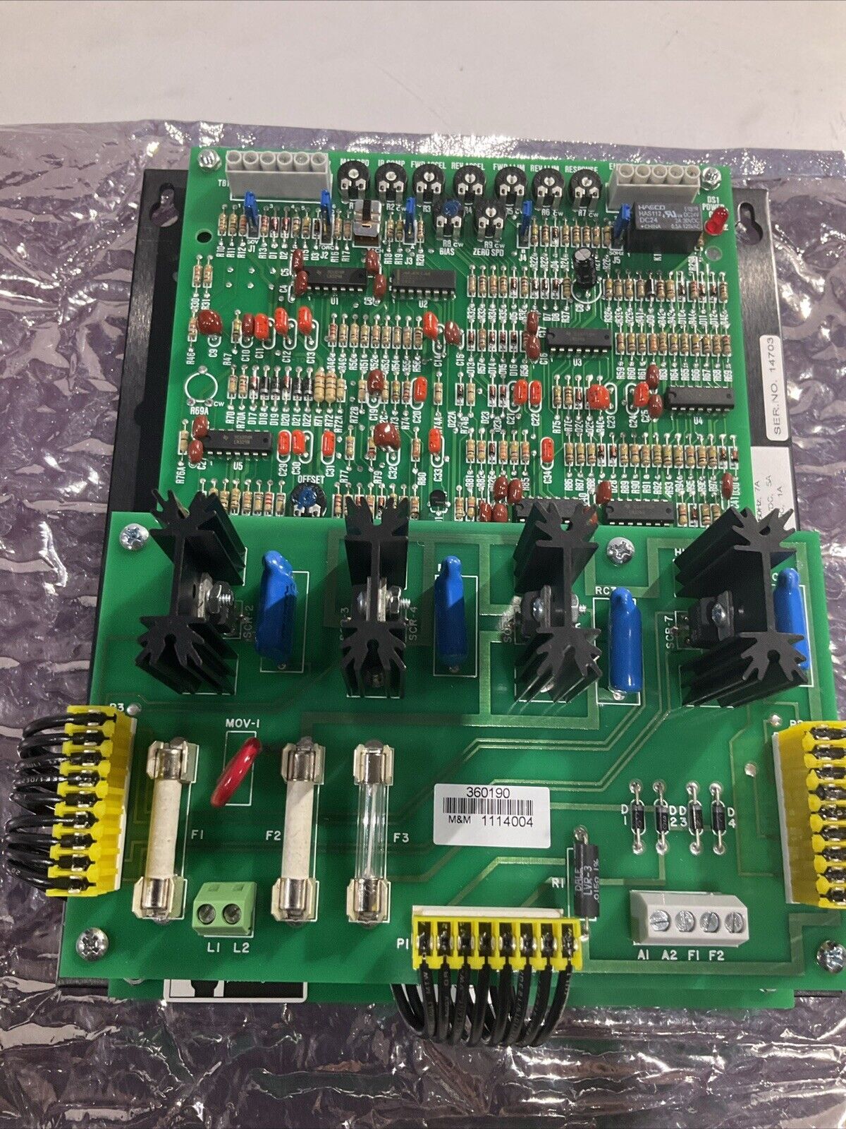 SECO AC/DC DRIVES SERIES Q7006 1HP MAX 230VAC U3S