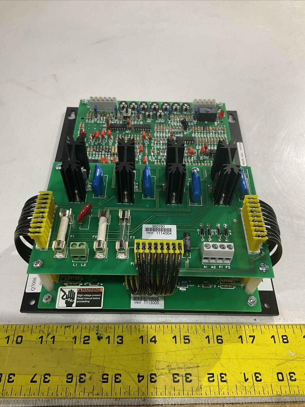 SECO AC/DC DRIVES SERIES Q7006 1HP MAX 230VAC U3S