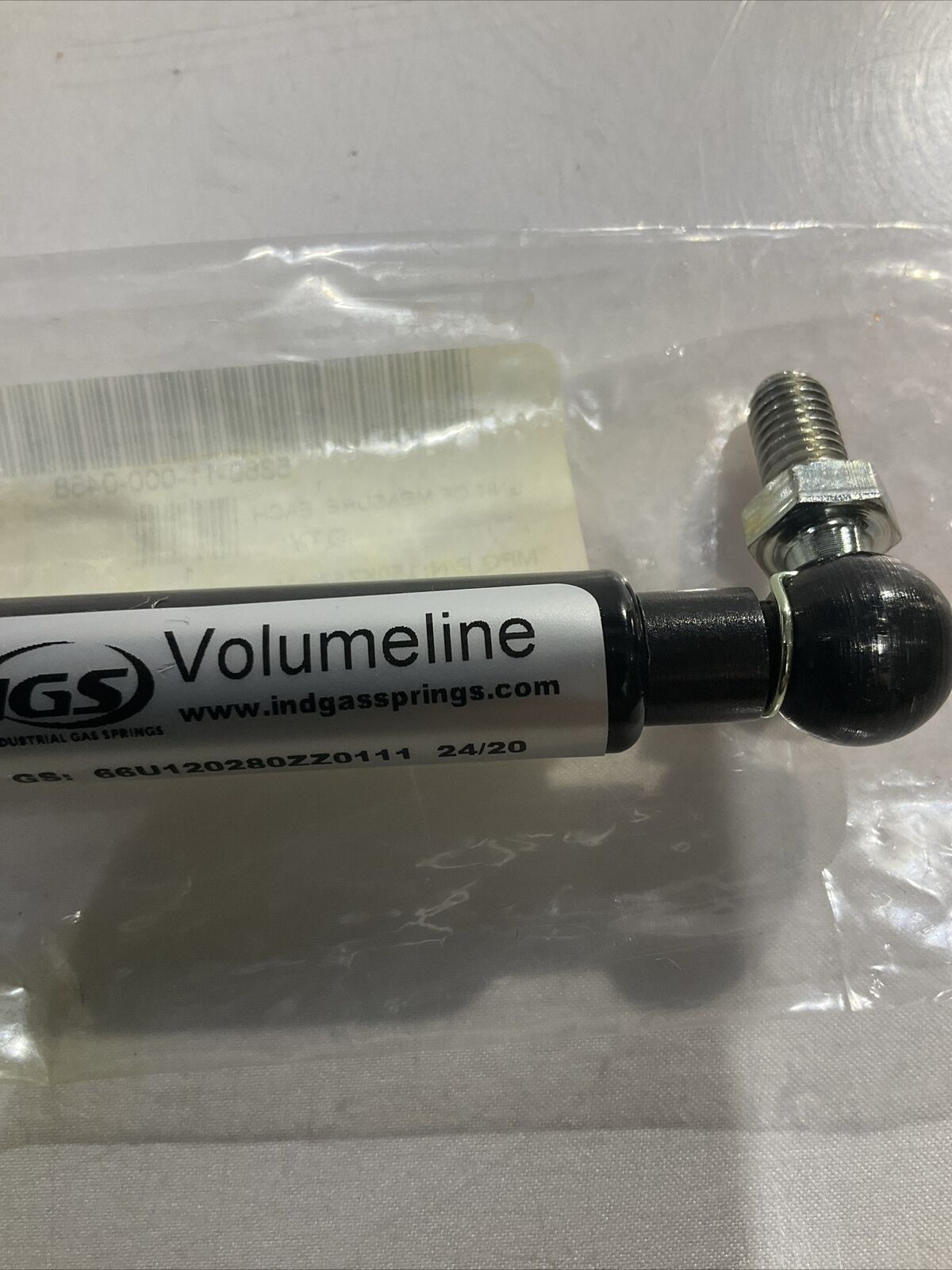 VOLUMELINE 66U120280ZZ0111 25LBS FORCE SPRING GAS STROKE  LOT OF  2 U3S