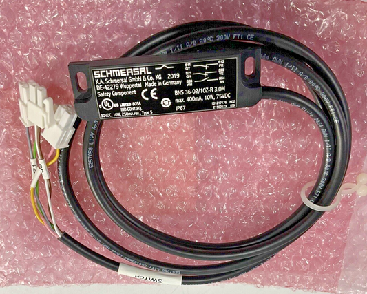 SCHMERSAL - BNS 36-02/10Z-R 3,0M w/3M  CABLE SAFETY  SENSOR U3S