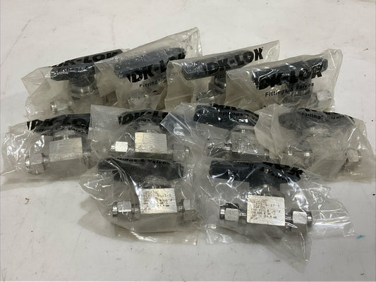 DK-LOK VG82B-D-4T-S VALVE VG82 3000 PSIG SS316 CJL 4.8MM LOT OF 10 G7T
