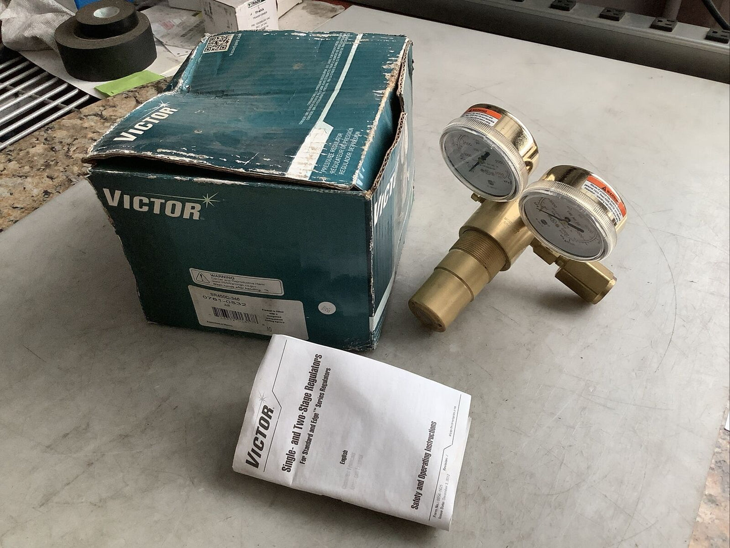 VICTOR SR4K-347 REGULATOR 300-4500PSIG