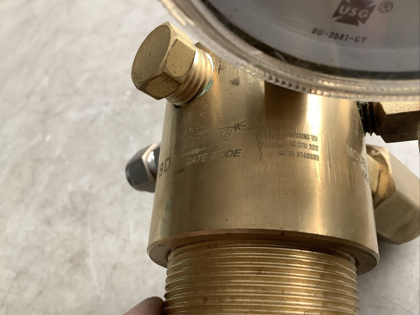 VICTOR SR4K-347 REGULATOR 300-4500PSIG