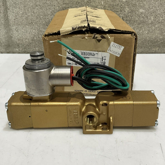 VERSA VSA-3321-DP-SC0422 SOLENOID VALVE 3-WAY BRASS 12VDC G7T