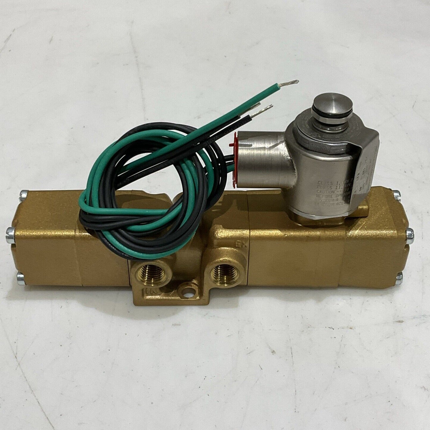 VERSA VSA-3321-DP-SC0422 SOLENOID VALVE 3-WAY BRASS 12VDC G7T