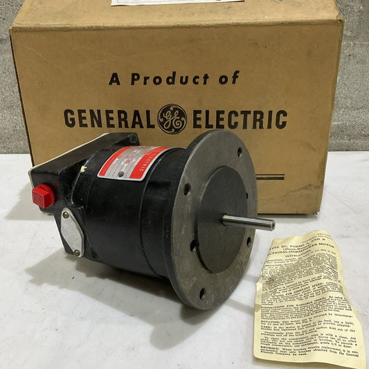 GENERAL ELECTRIC 5BC26AC389B D-C MOTOR 5000RPM 1/10HP 125V .91/.067F B-R 373