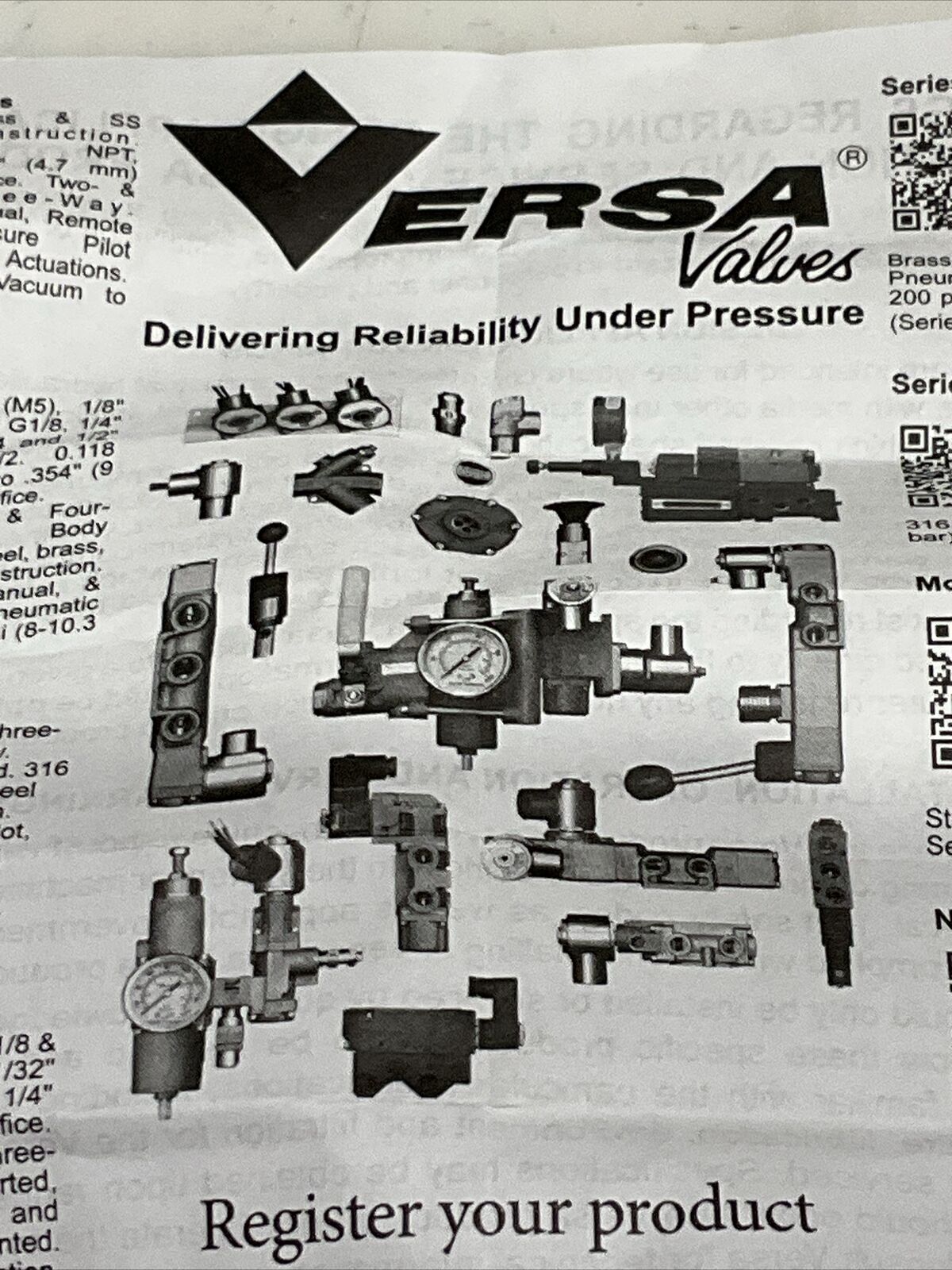 VERSA VSA-3321-DP-SC0422 SOLENOID VALVE 3-WAY BRASS 12VDC G7T
