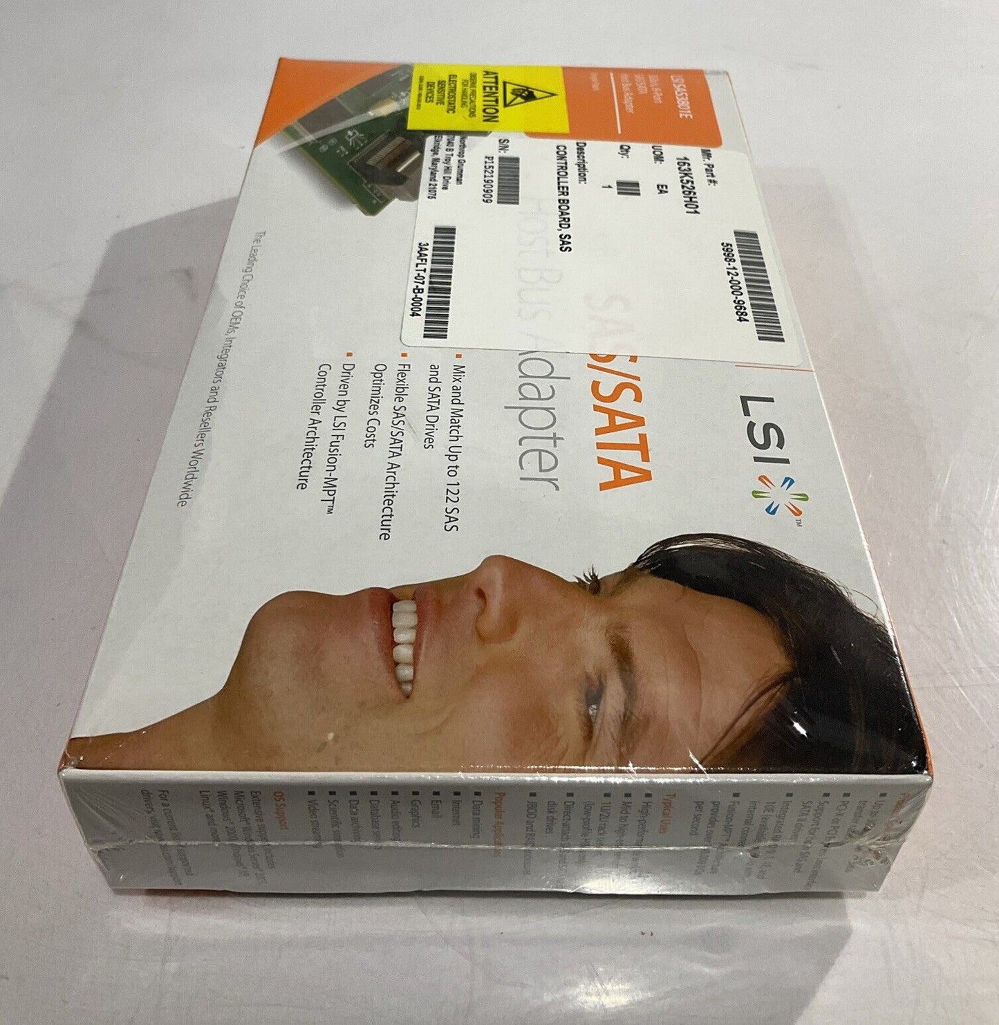 LSI SAS3081E 163K526H01  SAS/SATA HOST BUS ADAPTER  U3S