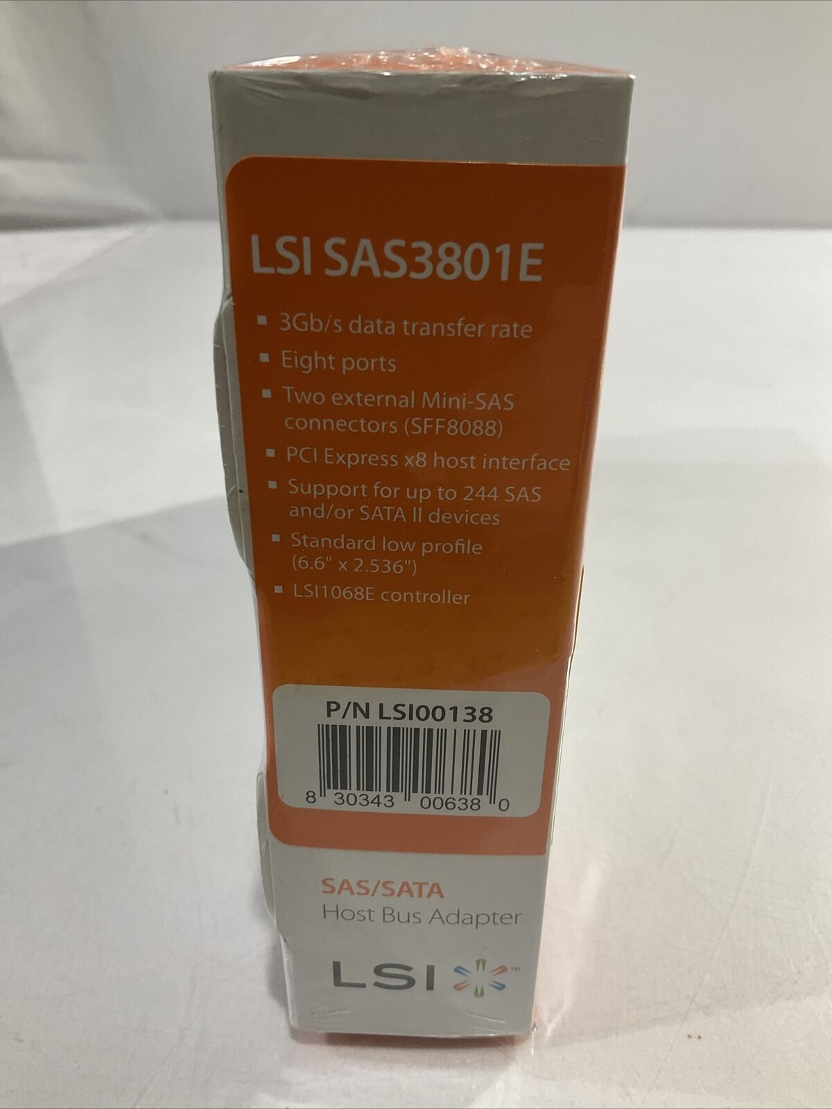 LSI SAS3081E 163K526H01  SAS/SATA HOST BUS ADAPTER  U3S