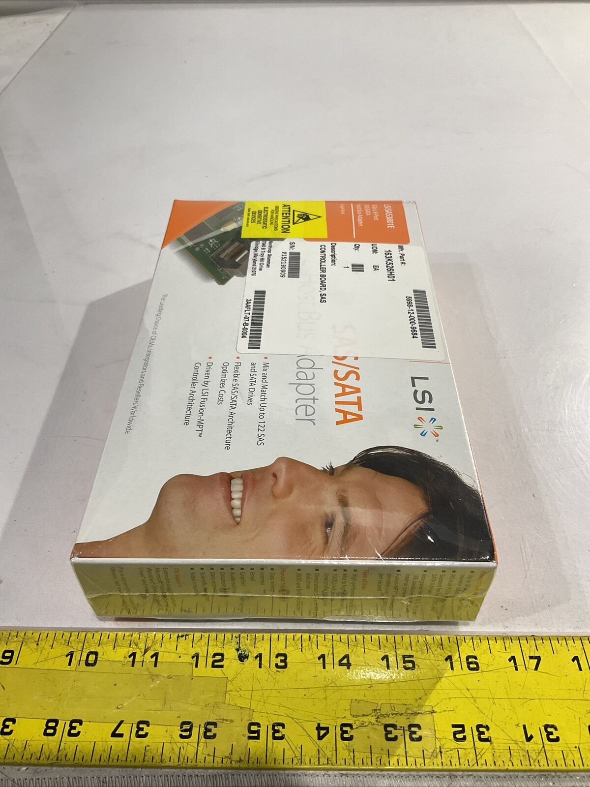 LSI SAS3081E 163K526H01  SAS/SATA HOST BUS ADAPTER  U3S